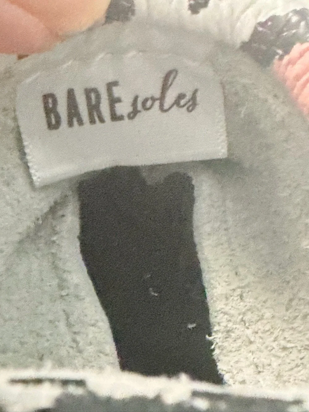Bare Soles Moccasins Leather Soft Bow Hearts Cow Print Pink Black White Size 1